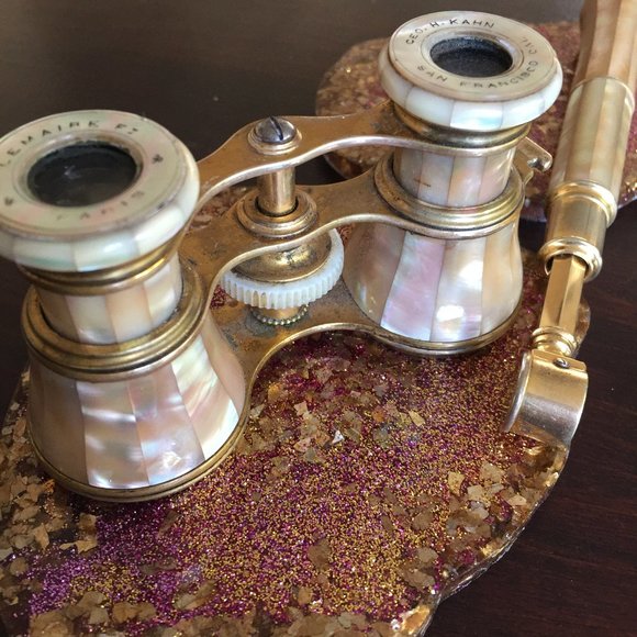 Antique French Lemaire Mother-Of-Pearl Opera Glass - Picture 2 of 9